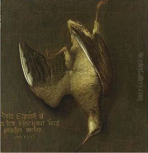 A Hunting Still Life With A Snipe by Heinrich Lihl