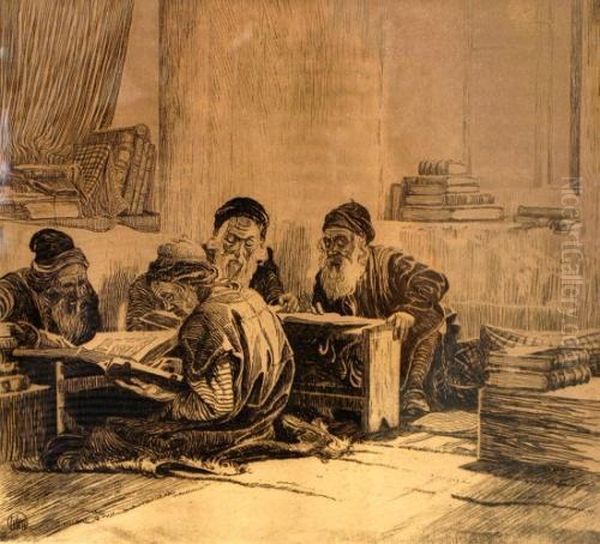 The Talmud Students - view 1