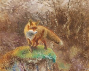 Fox In An Autumn Landscape Fox In An Autumn Landscape