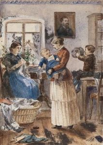 Domestic Scene Domestic Scene