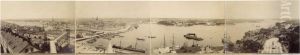 Panoramic View Of Stockholm by Axel Lindahl