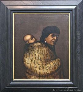 Anna Rupene And Child by Gottfried Lindauer