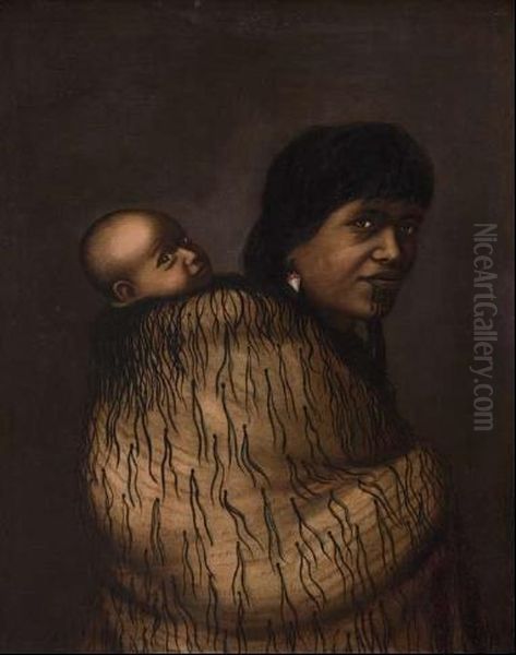 Ana Rupene With Child - view 1