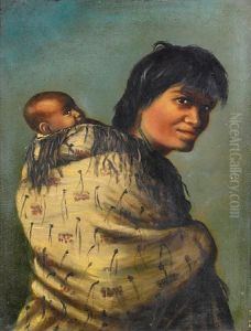 Ana Rupene And Child by Gottfried Lindauer