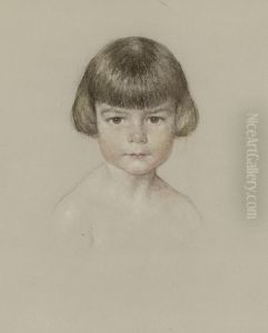 Madchenportrat by Heinrich Linde-Walther