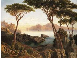 Blick Auf Capri by Karl Lindemann-Frommel