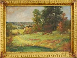 Early Fall Landscape by Arlington N. Lindenmuth