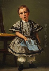 Portrat Eines Kindes by Wilhelm Ii Lindenschmit