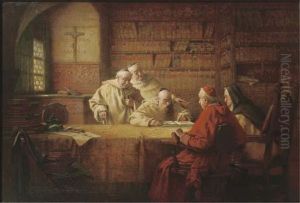 In The Monastic Library by Richard Linderum