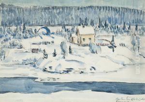 Aview Of Lapland by Anton Lindforss