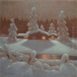 Vinternatt by Bror Lindh