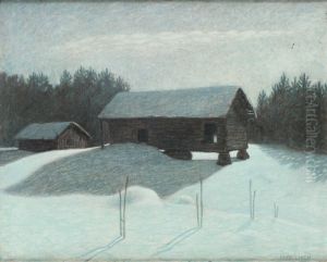 Vinternatt by Bror Lindh