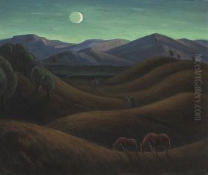 California Landscape by Carl Olaf Eric Lindin