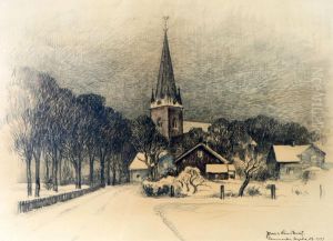 Uppsalamotiv by Jonas Lindkvist