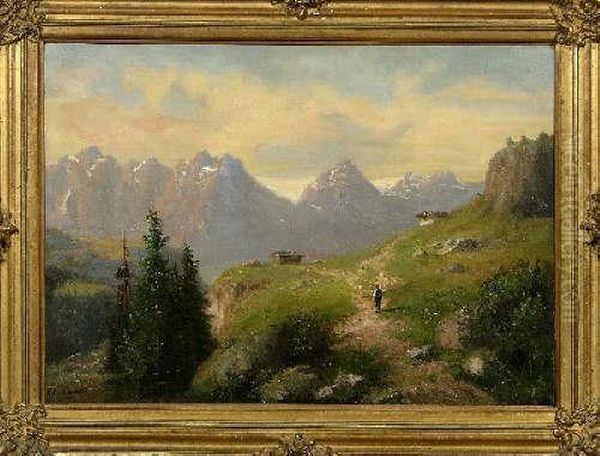 Berglandschaft M. Personenstaffage - view 1