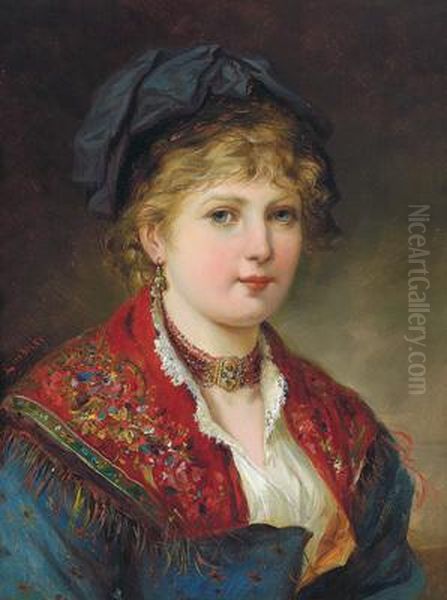 Junge Frau In Tracht - view 1