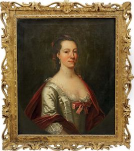 Portrait Of Elizabeth, Wife Of Samuel Cook (b. 1722) by Francis Lindo