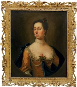 Portrait Of Woman Traditionally Identified As The Sister Of Samuel Cook (b. 1722)