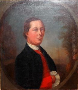 Portrait Of A Gentleman Oil On Canvas by Francis Lindo