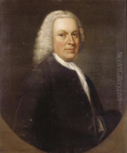 Portrait Of A Gentleman, Traditionally Identified As Lord Chesterfield by Francis Lindo