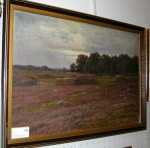Hedlandskap Fran St Olof by Axel Hjalmar Lindqvist