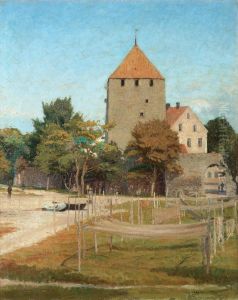 Vy Mot Kruttornet Och Fiskarporten, Visby