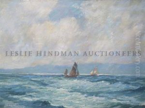 Ships At Sea by Robert Henry Lindsay