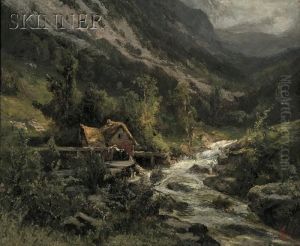 The Storm, Saracca Valley, Pennsylvania by Thomas Corwin Lindsay