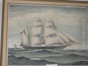 Segelfartyg by Sven Otto Lindstrom