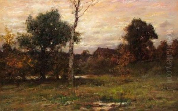 Autumn Landscape With House - view 1