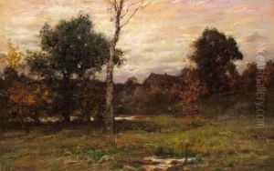 Autumn Landscape With House by Charles Linford