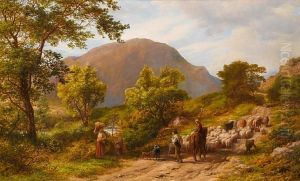 A Mountain Road by James Thomas Linnell