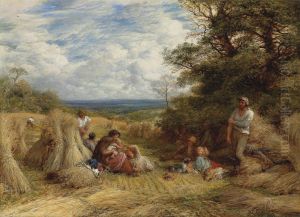 Harvest Dinner by John Linnell