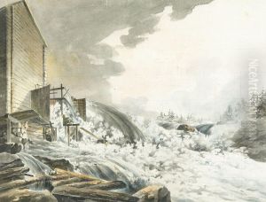 Stora Fallet Vid Elfkvarleby by Jonas Carl Linnerhjelm
