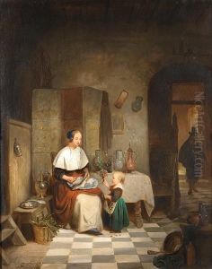 Offering Flowers by Willem Linnig