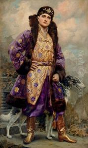 Portrait Of Iusupov by Johannes Linse