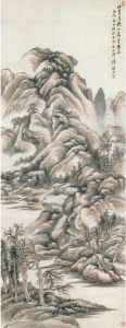 Autumn Mountain Temple by Gu Linshi