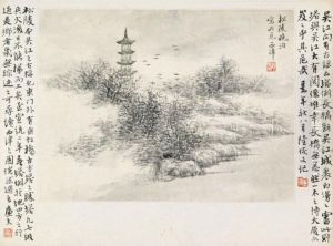 Landscape After Ancient Masters by Gu Linshi