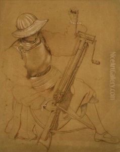 Loading A Crossbow by James Dromgole Linton