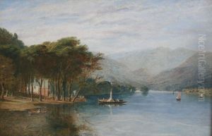 The Ferry, Windermere by William Linton