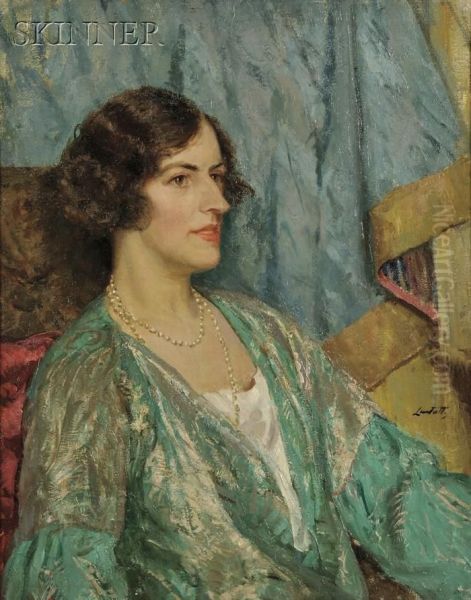 Portrait Of A Woman, Likely Marie (walther) Sterner Lintott, Theartist's Wife - view 1