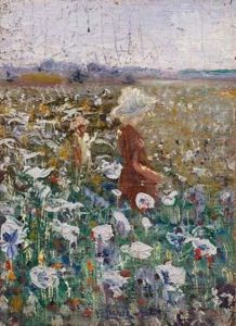 Campo Di Fiordalisi by Enrico della (Lionne) Leonessa