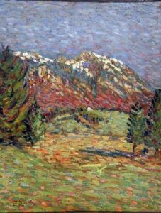 Paesaggio by Enrico della (Lionne) Leonessa
