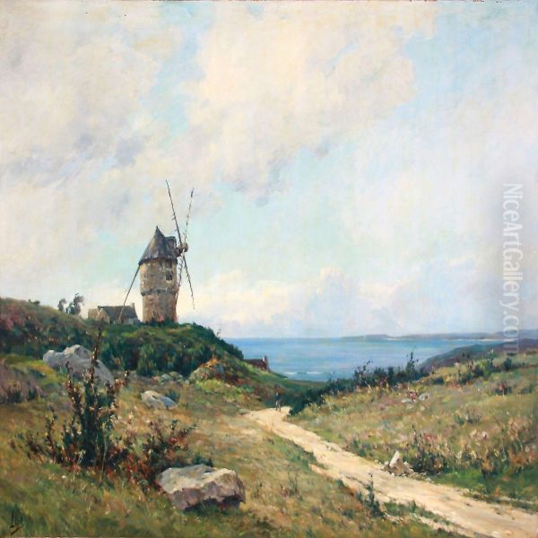 Summer Landscape With A Mill - view 1