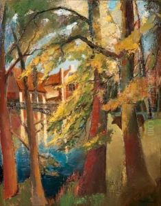 La Maison Des Etangs by Paul-Louis-Frederic Liot