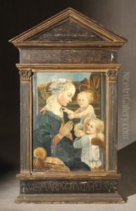 Madonna With Christ Child And Angel