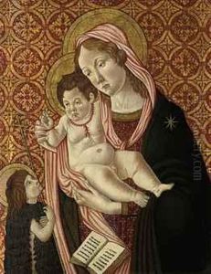 The Madonna And Child With Saint John The Baptist by Filippo Lippi