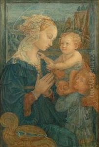 Madonna With Child And Angels by Filippo Lippi