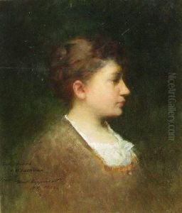 Portrait Of A Woman by William Lippincott
