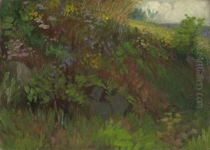 Boschung Mit Sommerblumen by Johannes Lippmann